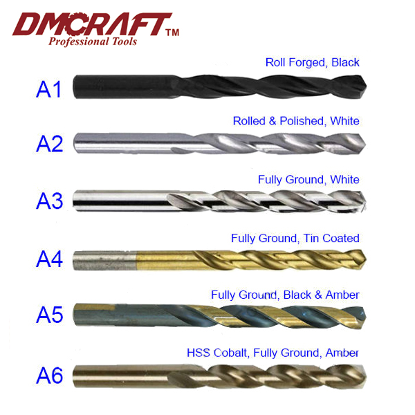 Chińscy producenci 25 sztuk 1TO 13mm DIN 338 hss kobaltowy zestaw wierteł spiralnych