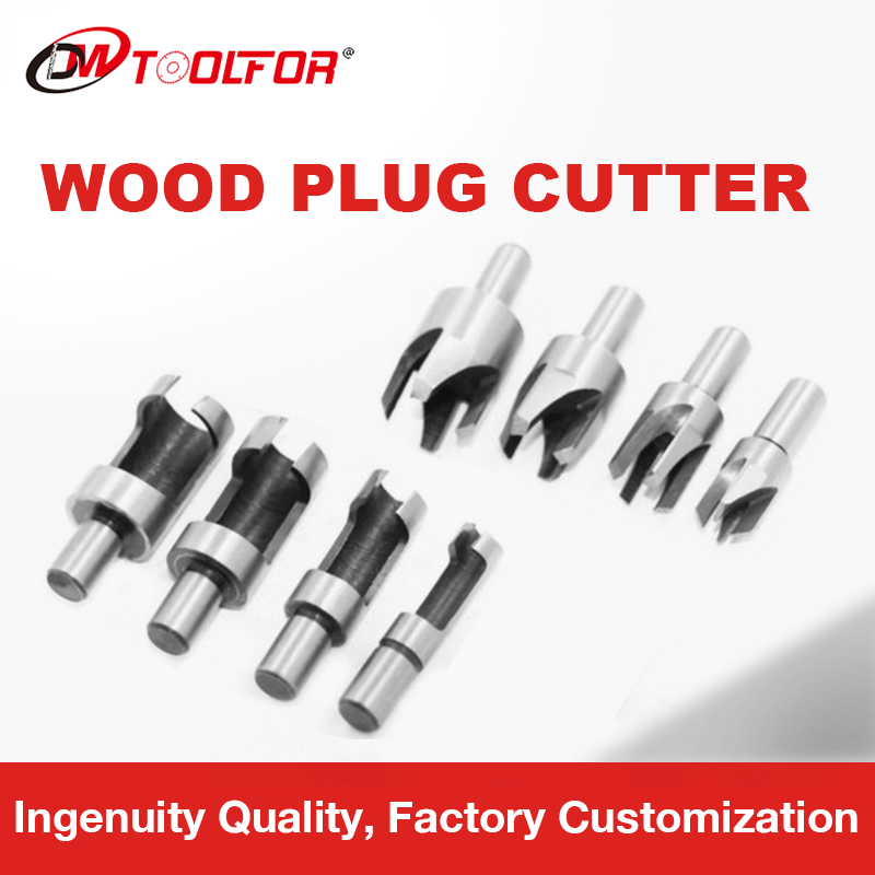 8 szt. Zestawy wierteł do okrągłych rur typu Wood Plug Hole Cutter